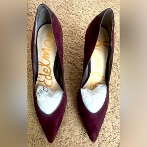 Sam Edelman Burgundy Suede Pumps SIZE 9.5